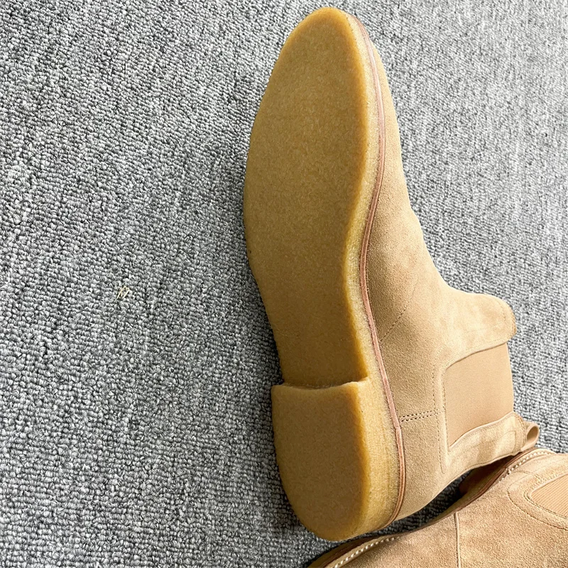 Мужские заводские ботинки ручной работы с настоящим изображением удобные Ken ye на