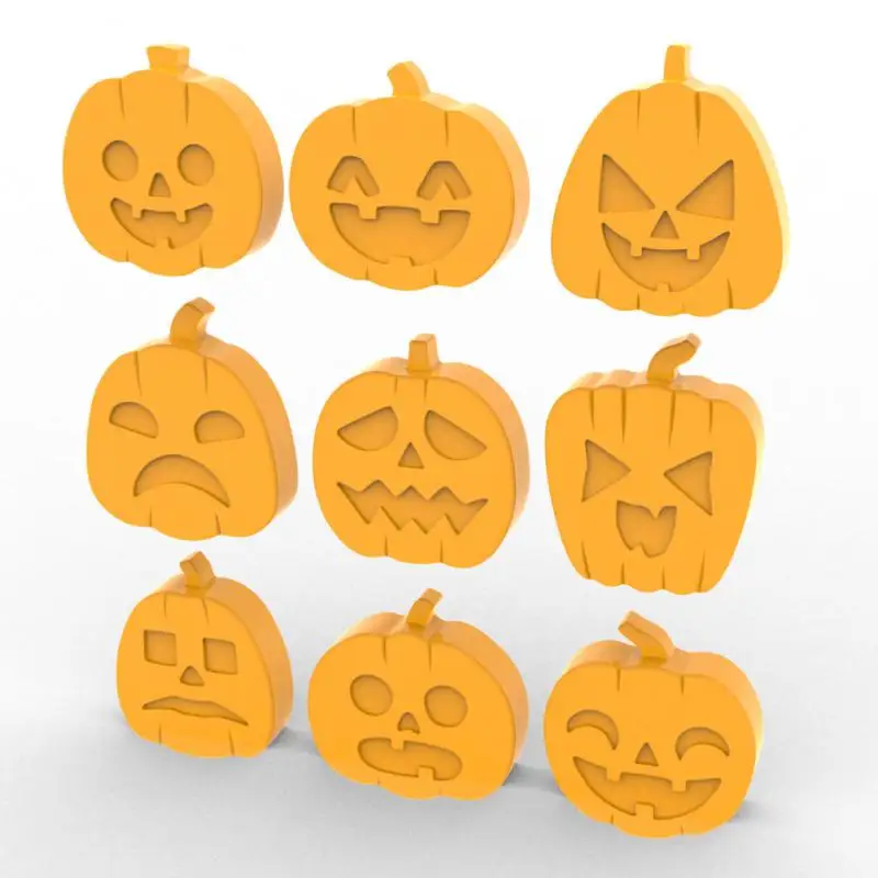 

Silicone Baking Mold Halloween Series Cake Making Mold Pumpkin Head Ghost Biscuit Snack Mold Kitchen Baking Supplies