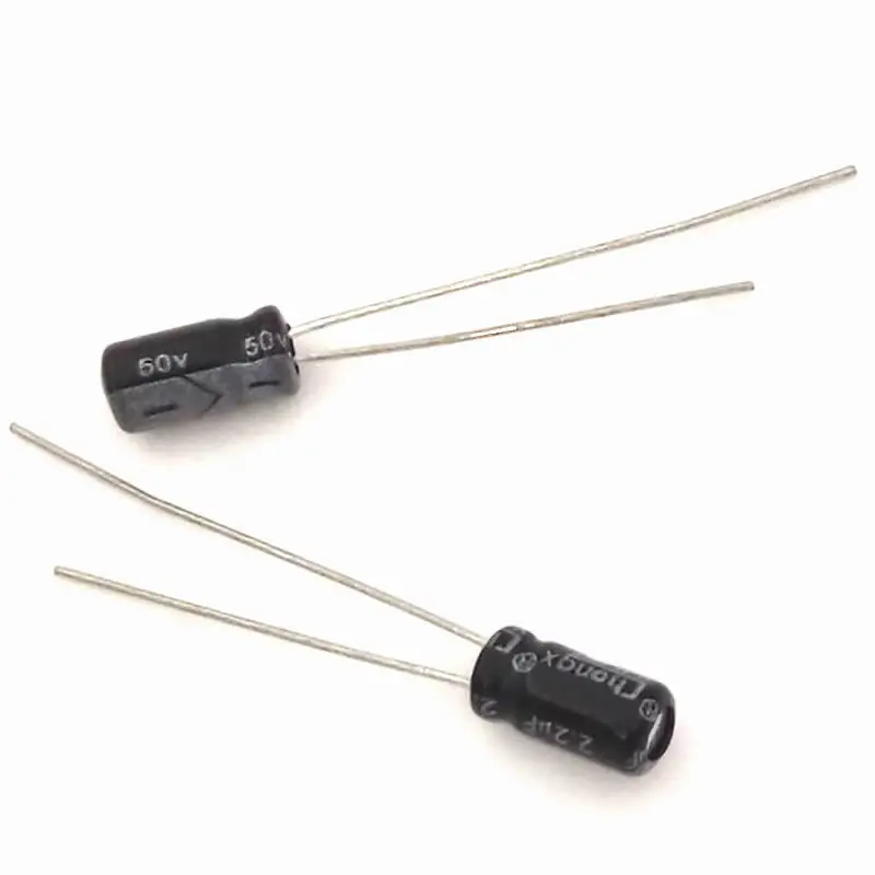 1000 шт. алюминиевый электролитический конденсатор 2 мкФ 50 в 4*7