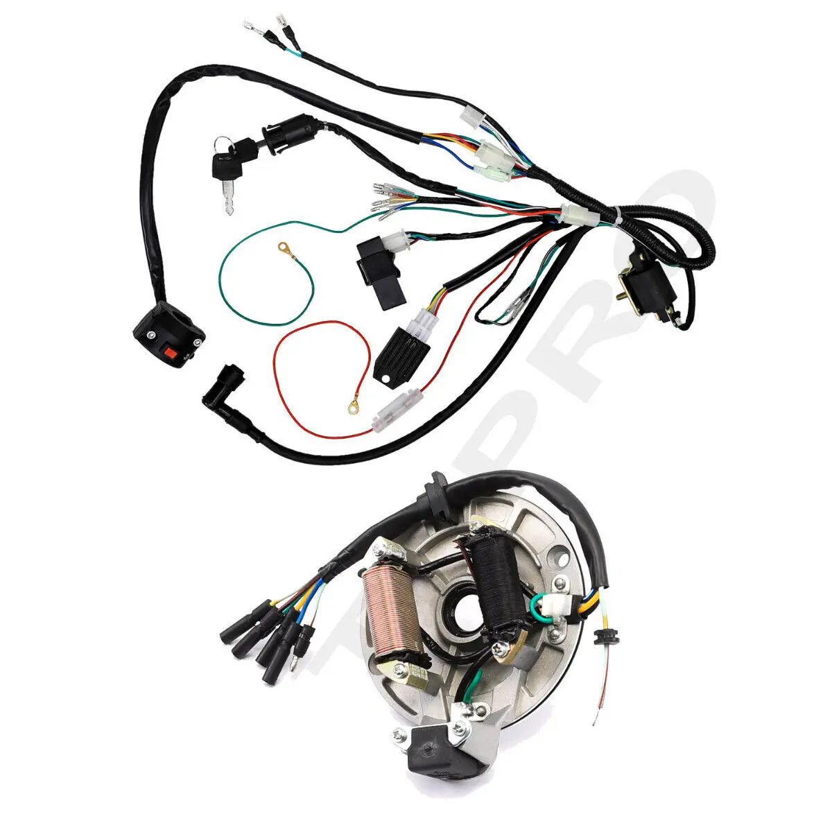 

Stator Magneto Wiring Harness CDI Coil for Lifan 110cc 125cc 140cc SSR Pit Bike