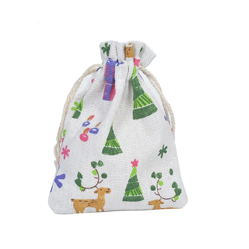 

Хлопковые Сумки на шнурке 7x9/10x1 4/13x8 см, 50 шт., для украшения новогодней елки в свадебной обстановке