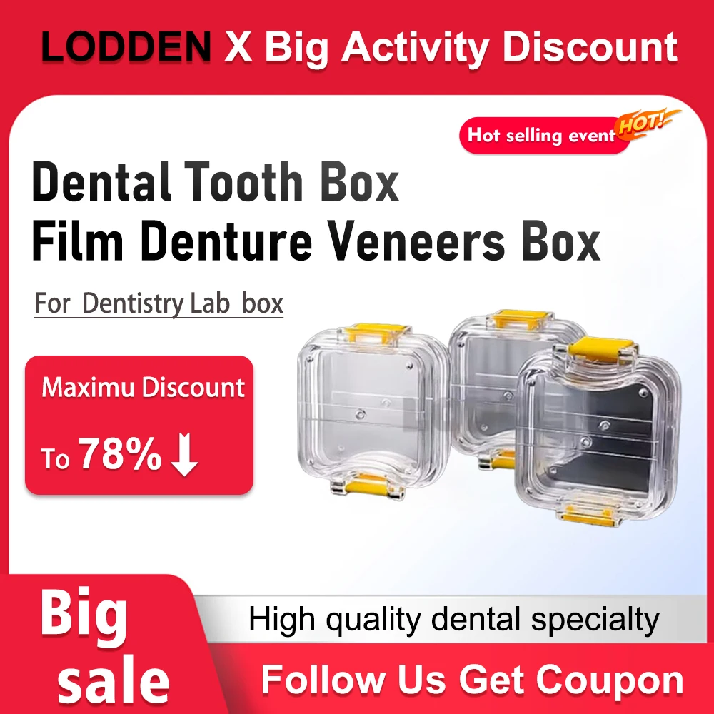 Стоматологическая зубная коробка с пленкой виниры для зубных протезов мембраной