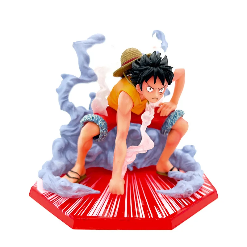 

12 см аниме One Piece GK Monkey D Luffy экшн-Фигурки игрушки соломенная шляпа Луффи Статуэтка механизм для модели вторая Боевая версия Статуэтка Figma