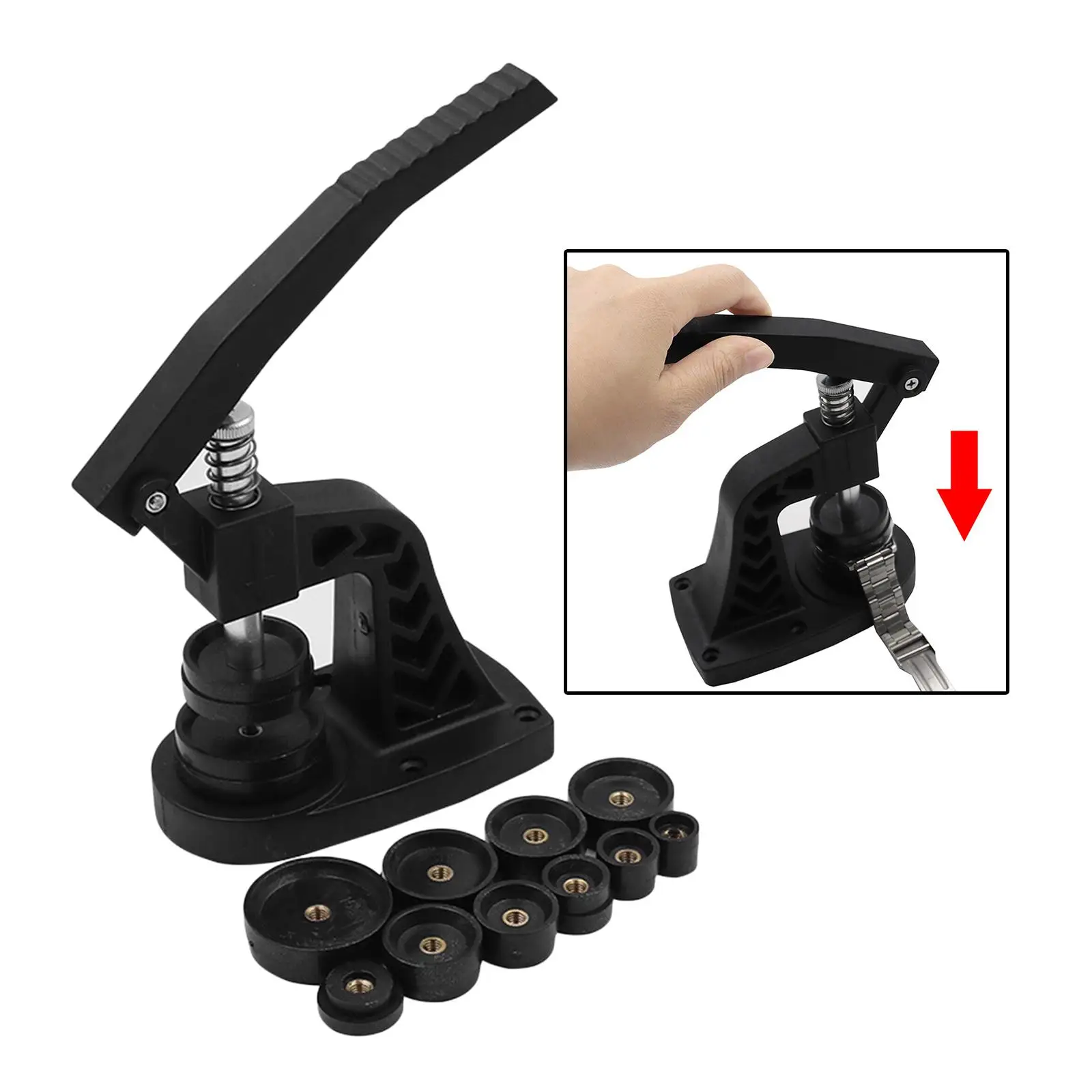 

Watchmaker's Replacement Tool Watch Back Press Closer Kit Case Closer 12