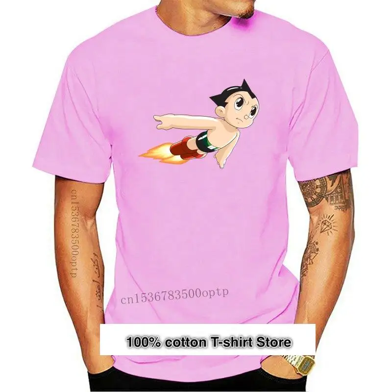 

Camiseta de manga corta de Astroboy para hombre y mujer, camisa de dibujos animados, Tetsuwan, Atom, divertida, de moda, novedad