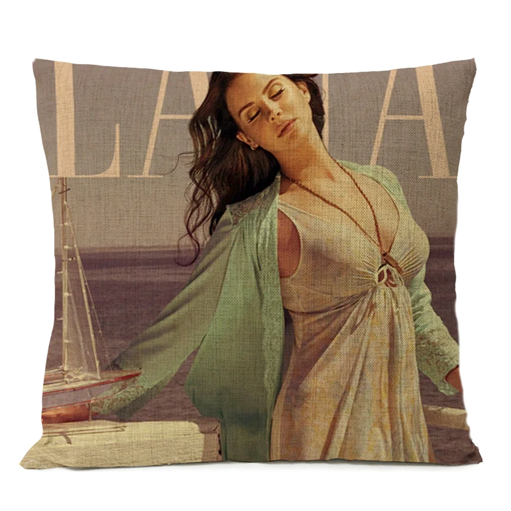 

Наволочка для подушки Лана Дель Рей, хлопковая ткань