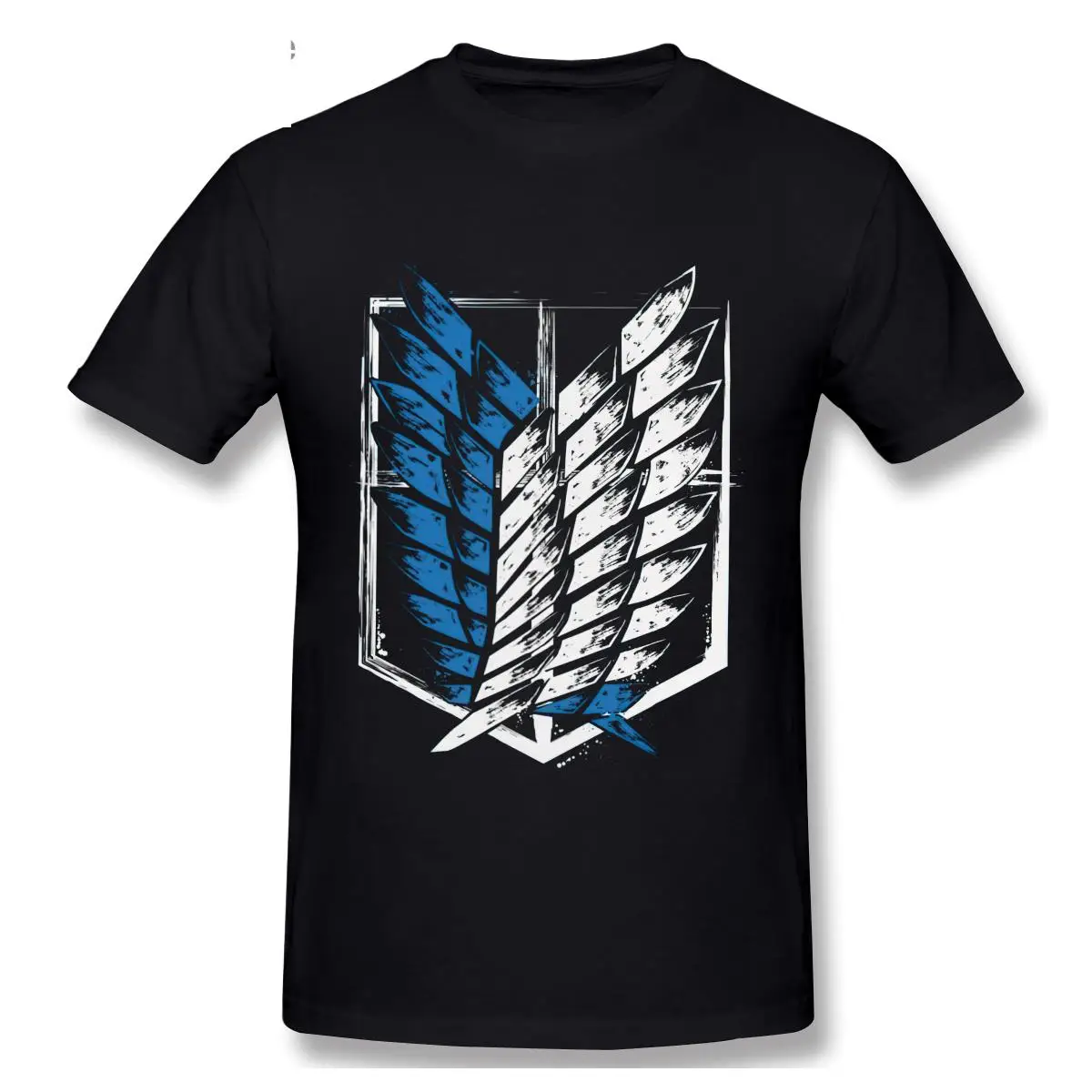 

Футболка хлопковая в стиле ретро с принтом «атака на Титанов»