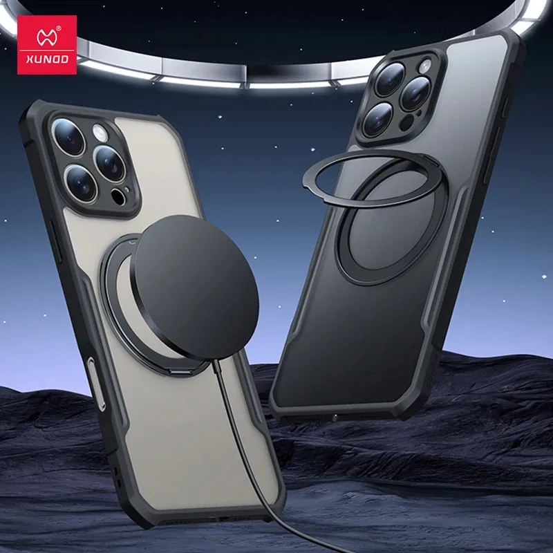Чехол XUNDD для iPhone 16 Pro Max противоударные подушки безопасности ПК + ТПУ Беспроводная