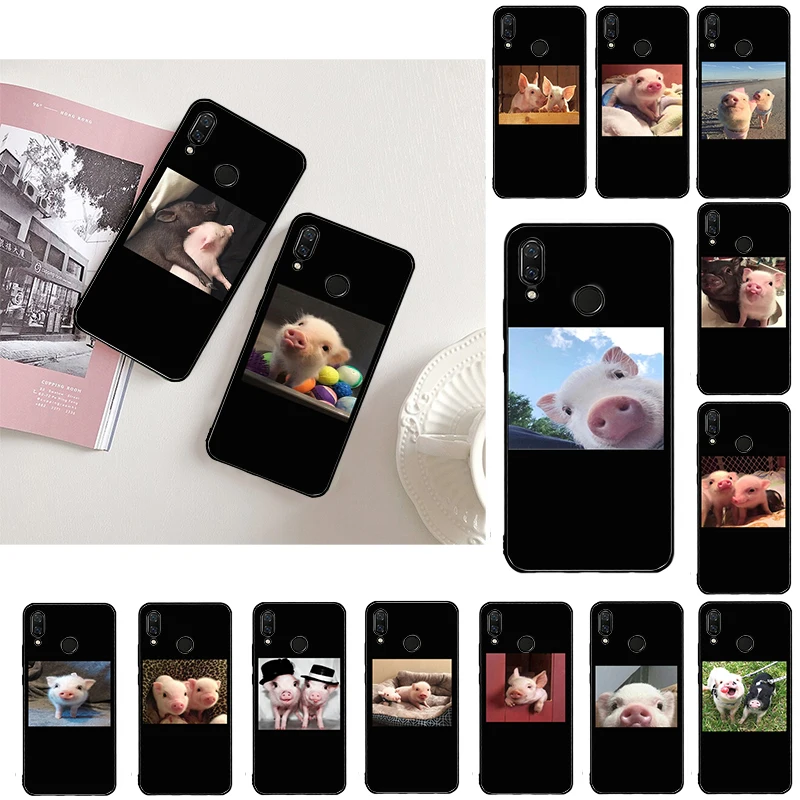 

Cute Little Pink Pet Pig Phone Case for Xiaomi Redmi Note 11 10 Pro Note 8 Pro 9Pro Note9 9S 10S 9T Redmi 10 9C 9A