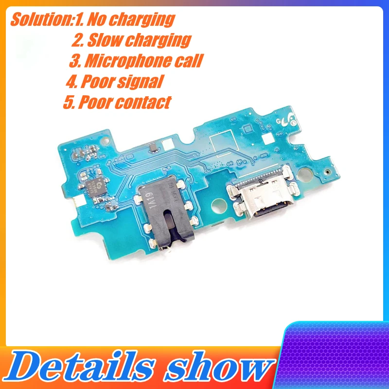 Зарядная плата для Samsung Galaxy A30 A305F USB-разъем подзарядки с микрофоном