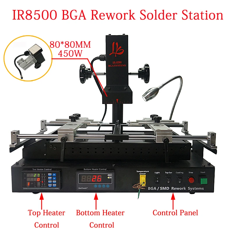 

LY IR8500 V.2 BGA Rework Solder Station BGA Stations IR Soldering Station Reballing Kit Motherboard Mobile Phone Chip Repairing