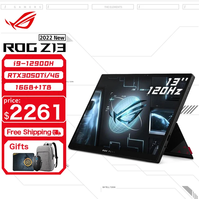 цопе голая ASUS ROG Flow Z13 игровой ноутбук Intel Core i9 12900H 16 Гб RTX3050Ti 4К  13,4 дюйма | AliExpress