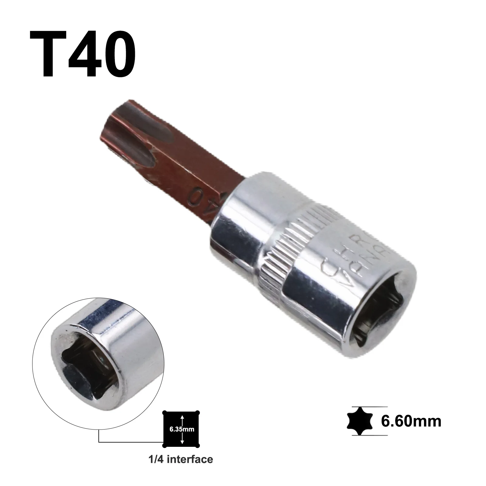5 шт. отвертки Torx 1/4 дюйма инструменты с торцевой головкой T15 T20 T25 T30 T40 бытовой DIY