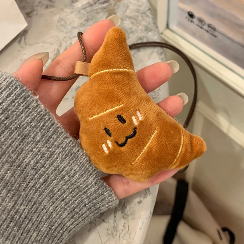 Kawaii забавный круассан серия хлеба ожерелье с подвеской для женщин и девочек