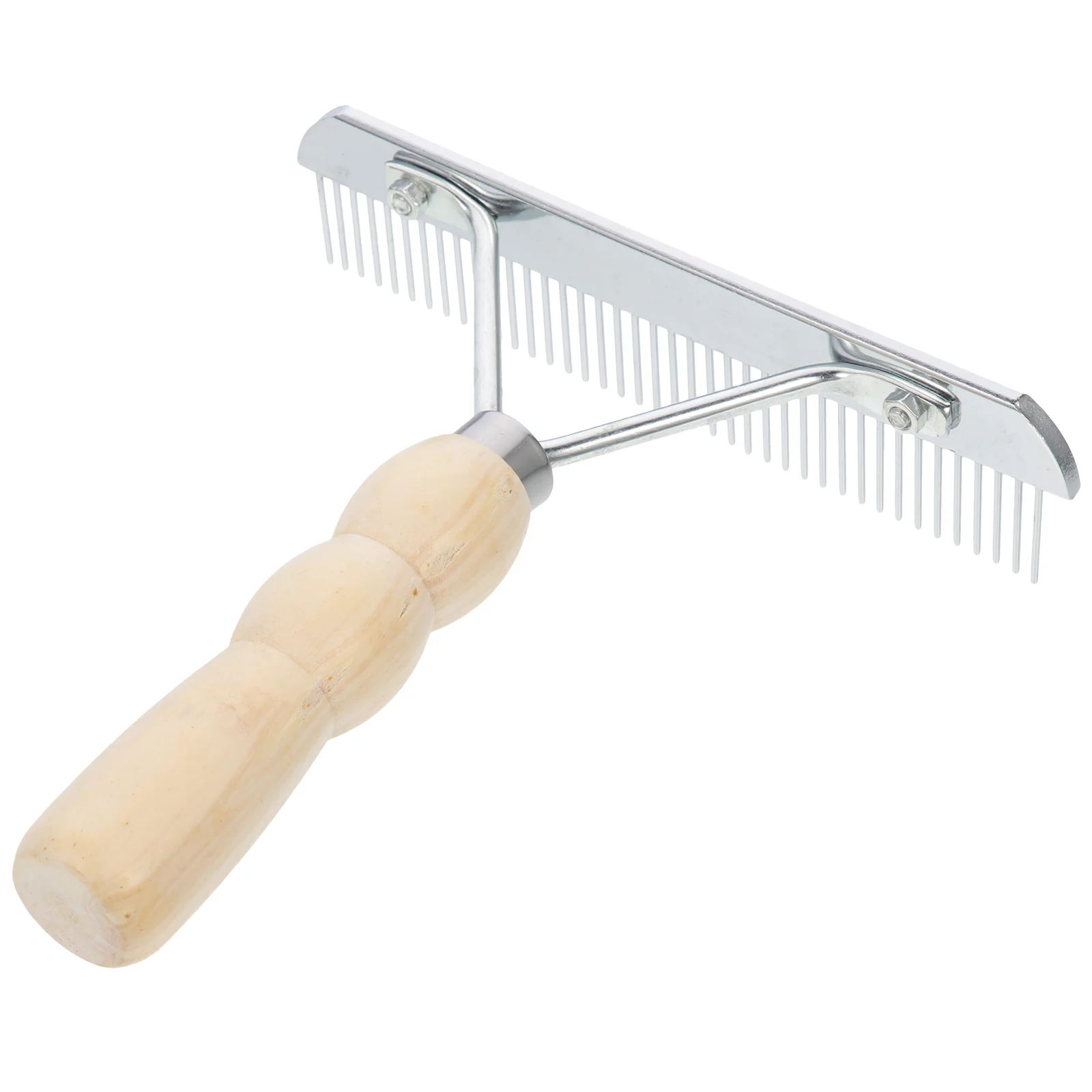 

Horse Nail Rake Comb Dog Shedding Tool Durable Brush Grooming Fluffy Animal Hair Wood Pet Hairbrush