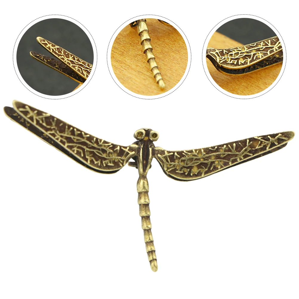 

Dragonfly Brass Decor Figurine Animal Room Statue Silver Ornaments The Living Ornament Sculpture Lucky Figurines Figure