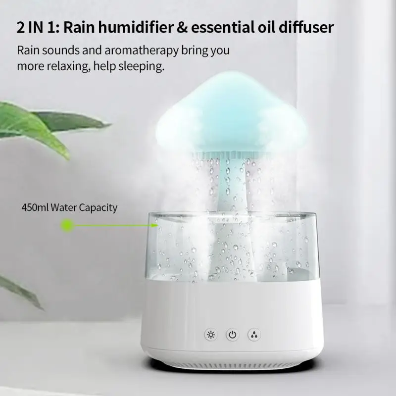 

Usb Air Diffuser Mist Maker Machine Night Light Aromatherapy Machine Ultrasonic Atomization Humidifier Humidifier Home Products