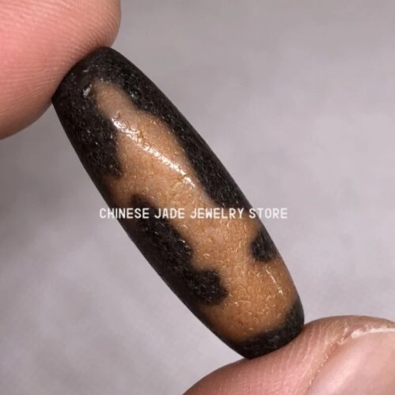 Античный волшебный старый Тибетский Агат * Guan Yin Amulet бусины дзи C025