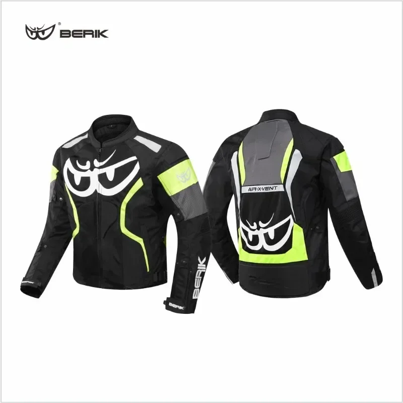 Berik куртка мотоциклиста локомотивный костюм мотоциклетная Мужская байкерская
