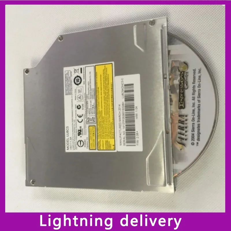 Оригинальный привод для записи DVD RW с разъемом SATA 12 7 мм UJ8C5 UJ-8C5 ноутбука