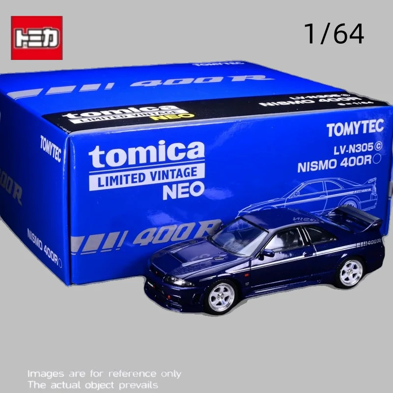 Фото TOMICA TLV 1:64 LV-N305c GTR R33 400R Nismo, литая под давлением статическая модель автомобиля из сплава, детский праздничный подарок на день рождения. №1