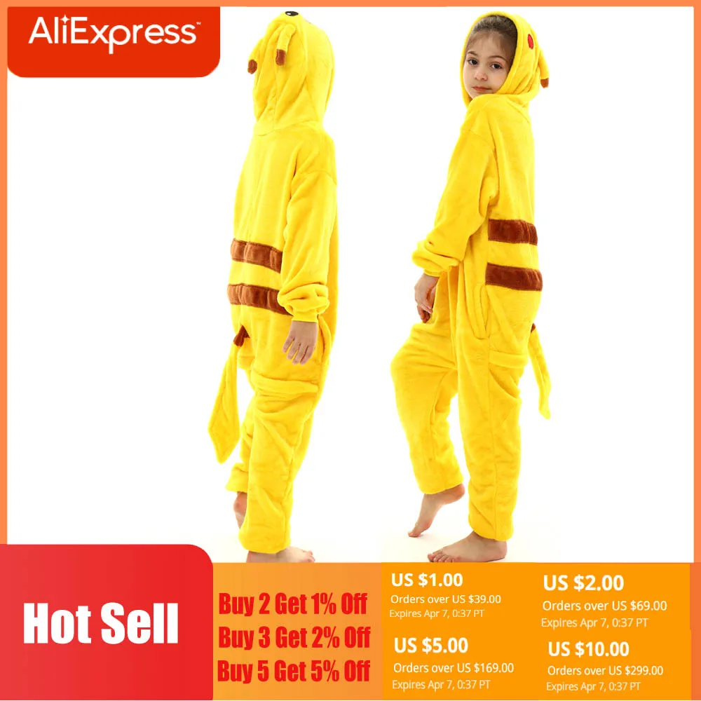 Кигуруми единорог животные детские пижамы Onsie пижама для подростков цельный