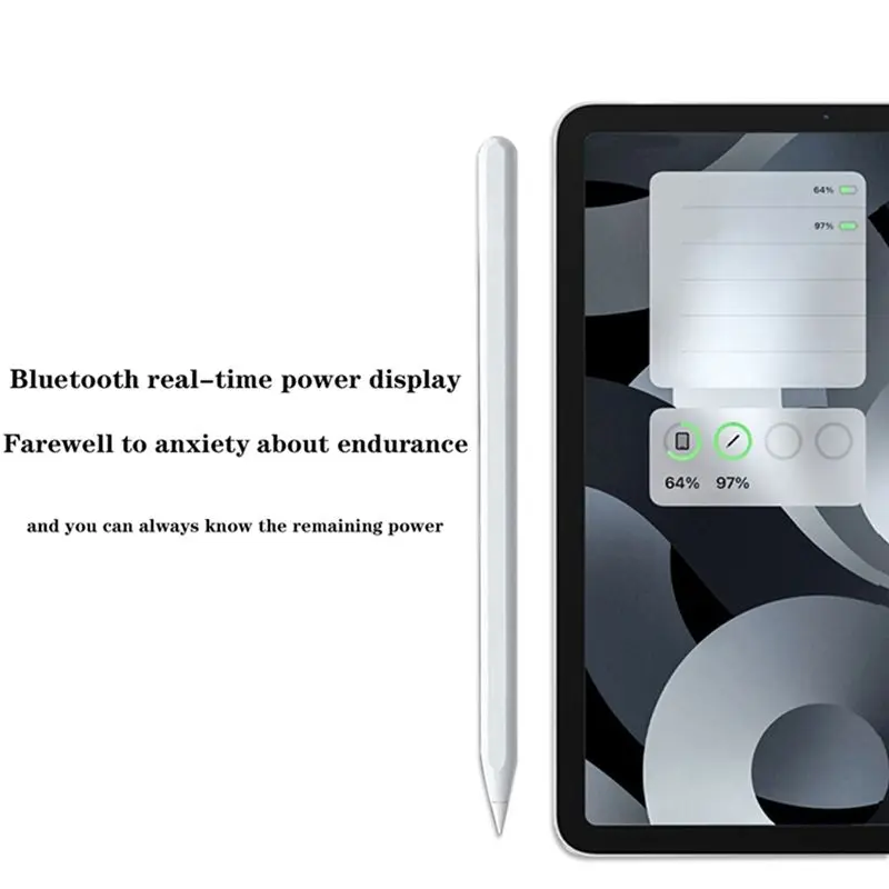 Фото Отлично подходит для 8Nd Apple Карандаш Конденсаторная ручка Apple Tablet Сенсорная ручка iPad Ручка Магнитная поглощающая зарядка Ручка для рукописного ввода №5