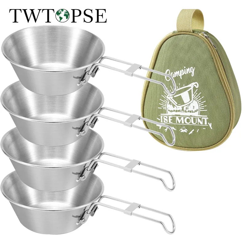 

Набор посуды TWTOPSE из нержавеющей стали для пикника и барбекю, 300 мл