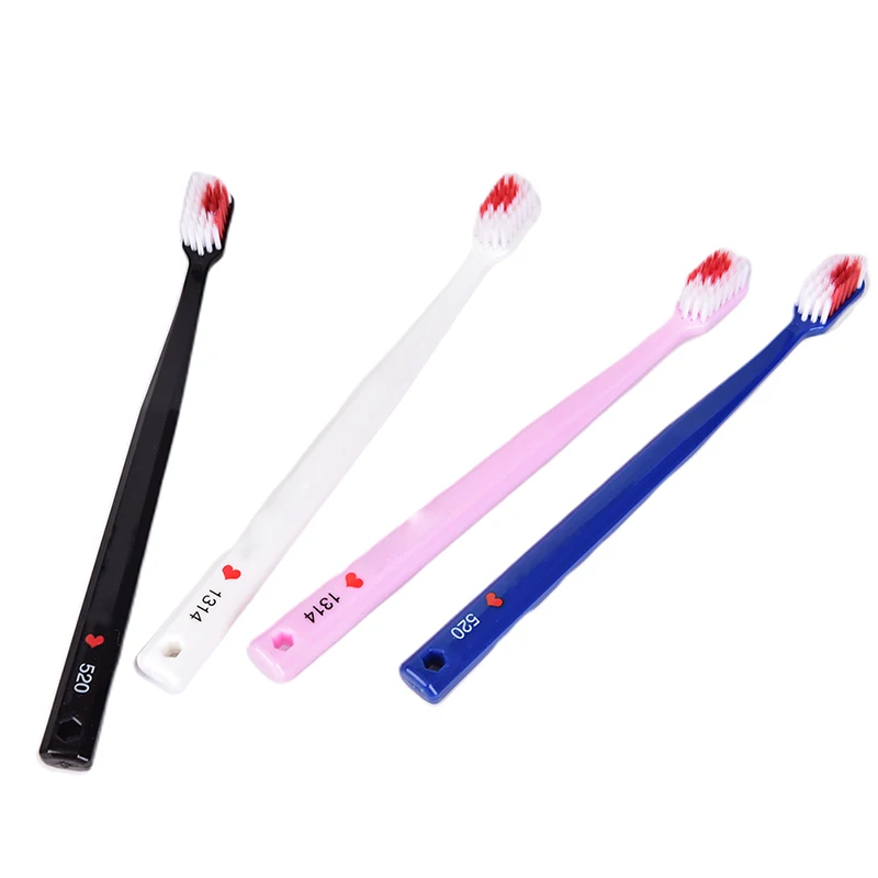 1Pair Couple Toothbrush Heart Brush Teeth Romantic Crystal Box Soft Toothbrush Nano Adults Toothbrush New Couple's  Wedding Gift images - 6