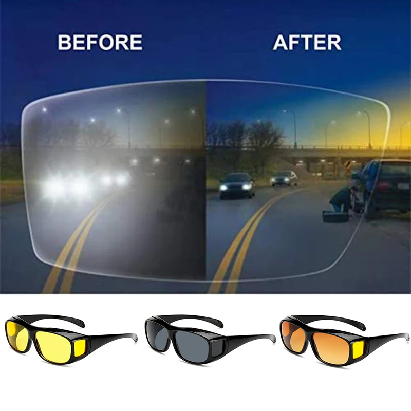 

Car Drive Sunglasses Safety Driving Goggles Night Driving Glasses Unisex Sun Glasses UV Protection Sunglasses Auto Accessories