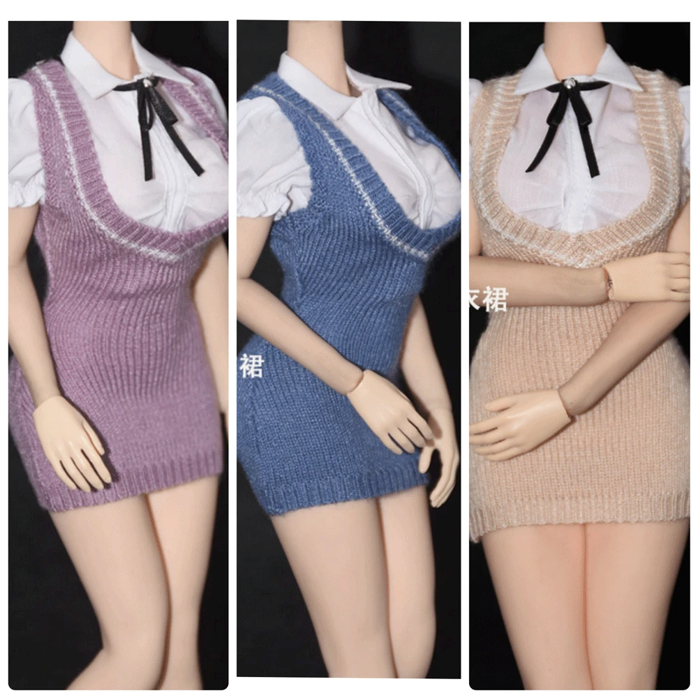 

1/6 female soldier woolen dress for 12" Tbl female doll toys