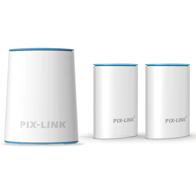 

PIXLINK Wifi Router AC1200 Dual-Band For Whole Home Wi-Fi Coverage Mesh WiFi System Wireless Bridge APP Remote Manage WMS05+06