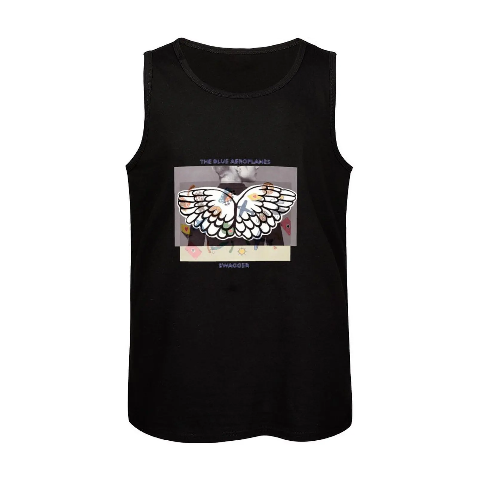 Синяя майка для аэропланов Swagger спортивная одежда мышц