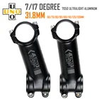 Велосипедный стержень UNO, Сверхлегкий Алюминиевый шток 31,8 мм, запчасти для горного велосипеда, шоссейный велосипед, 717 градусов, запчасти для горного велосипеда