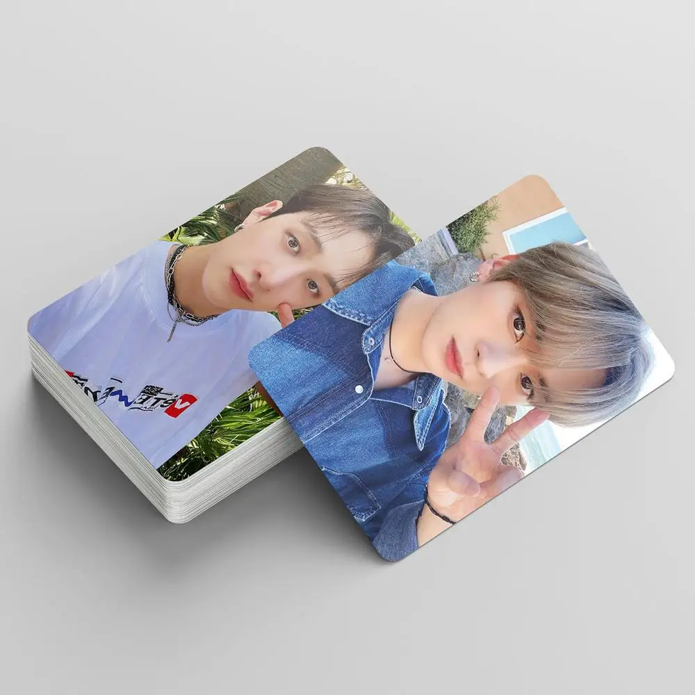 Фото 55 шт./компл. Kpop Stray Kids Lomo Cards ODDINARY, новый альбом для мальчиков, фотокарты Straykids, открытка для фанатов, коллекция №4