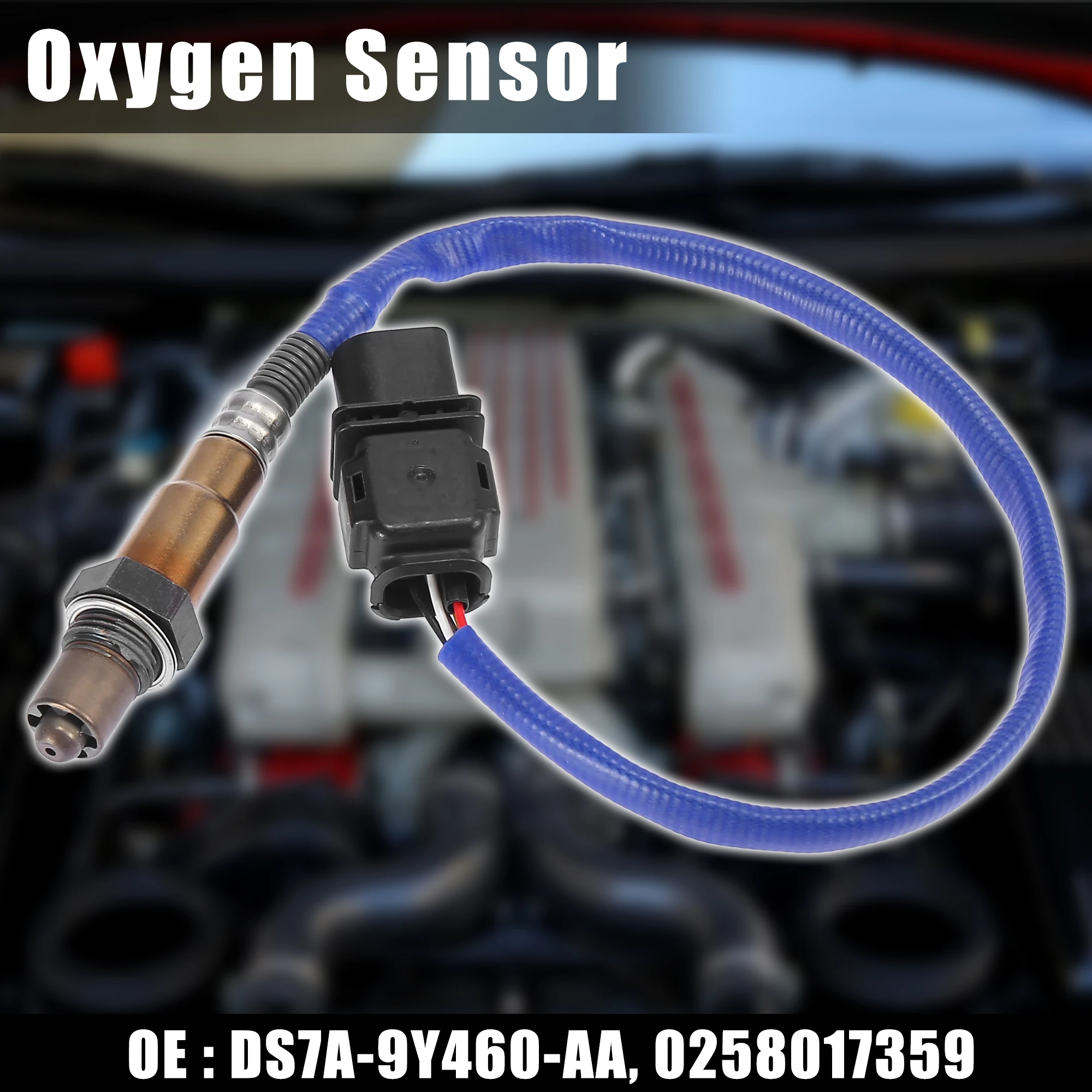 

X Autohaux Auto Lambda Air Fuel Ratio O2 Oxygen Sensors Front DS7A-9Y460-AA/0258017359 for Ford Kuga 2013 1.6L Car Accessories