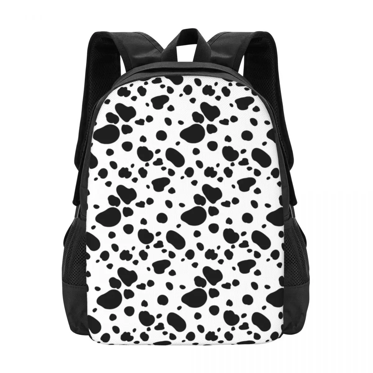 

Dalmatian Dots Backpack Cute Animal Print Cool Backpacks Student Unisex Workout Durable School Bags High Quality Rucksack
