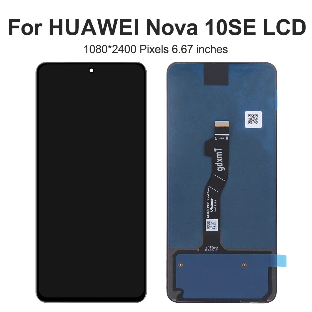 Для HUAWEI Nova 10 SE для nova 10SE 6 67 'ɻNE-LX1 BNE-LX3 ЖК-дисплей сменный преобразователь