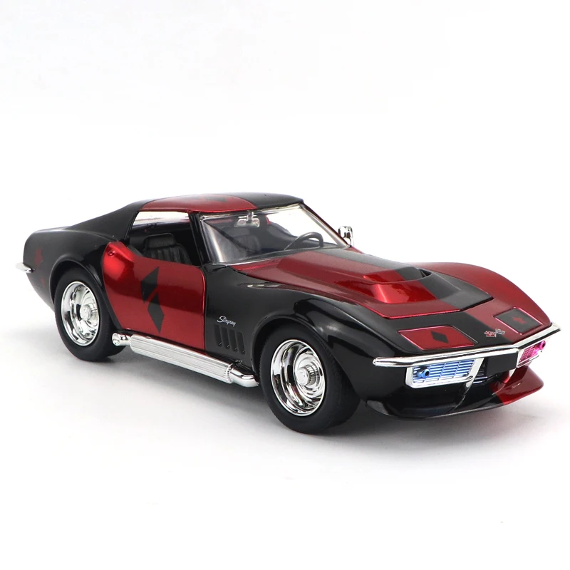 1:24 1969 Corvette Stingray модель автомобиля масштаб литая из сплава для куклы игрушки