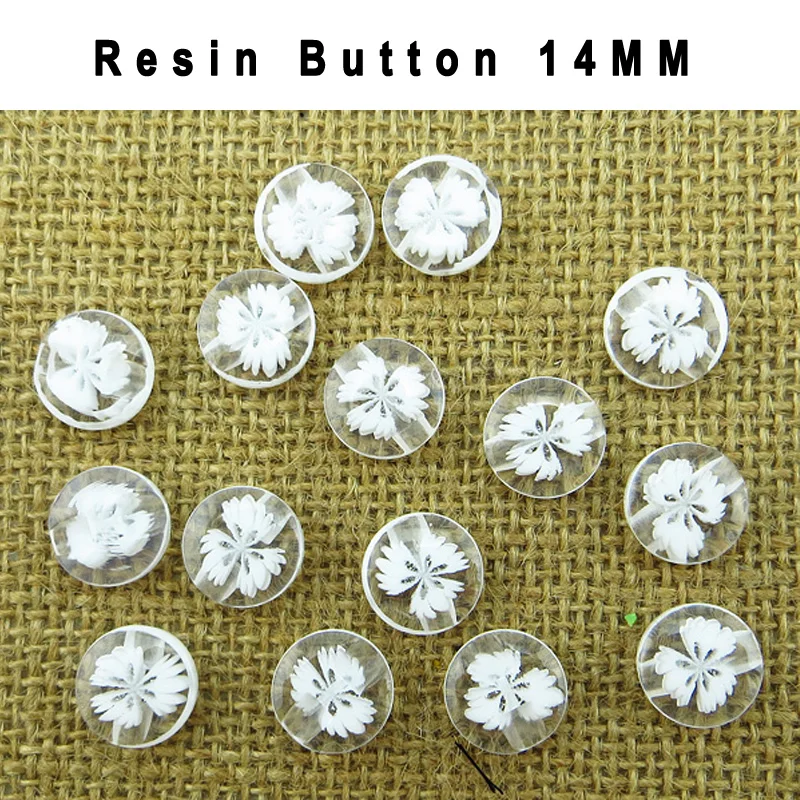 

100 шт. белый цветок полимерные пуговицы для рубашки 14 мм декоративные аксессуары для шитья одежды пальто и планшетов