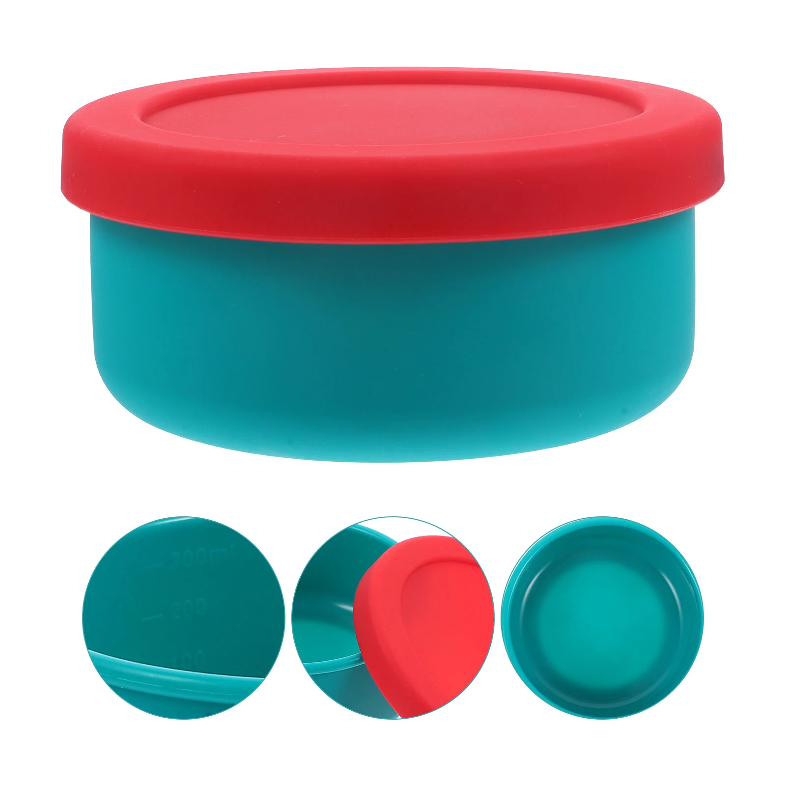 

Kitchen Supply Portable Dough Container Supplies Fruit Silicone Bowl Convenient