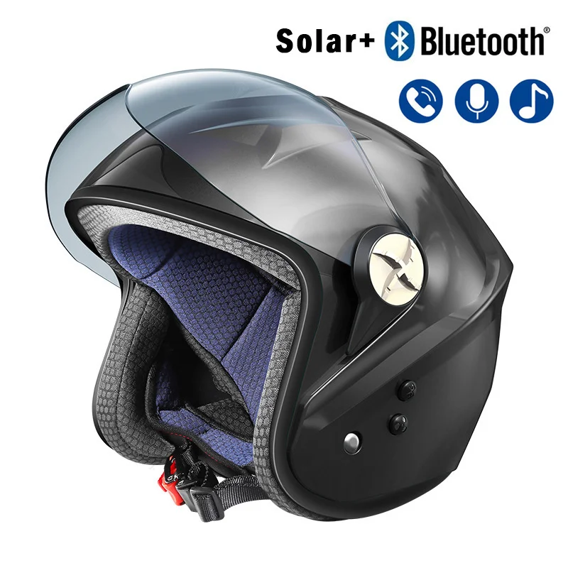 

Motocross Motorbike Motorcycle Scooter Intercom Solar Smart Bluetooth Headset Helmet Off Road Racing Riding Helmet Accessories