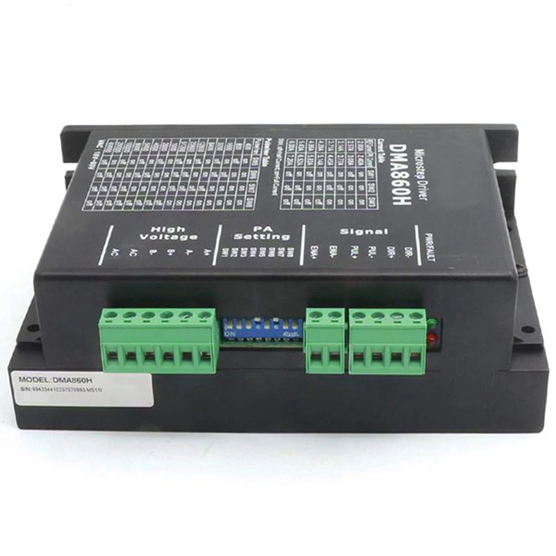 2 шт. DMA860H шаговый драйвер 2-фазный DSP микрошаговый для Nema 34 42 AC24-80V DC24-80V