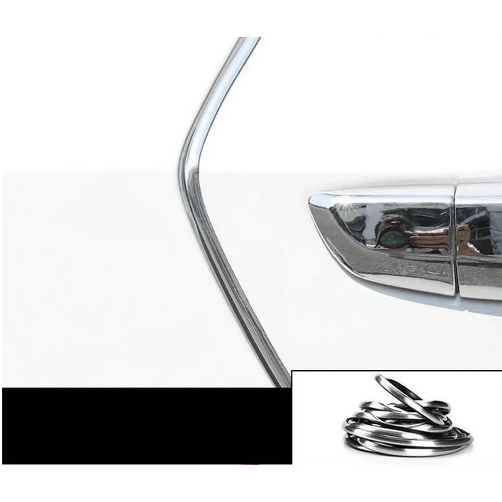 

5m Car Door Side Anti-collision Strip Universal Car Door Side Bumper Refit Door Anti-Collision Decorative Strip Car Door Protec