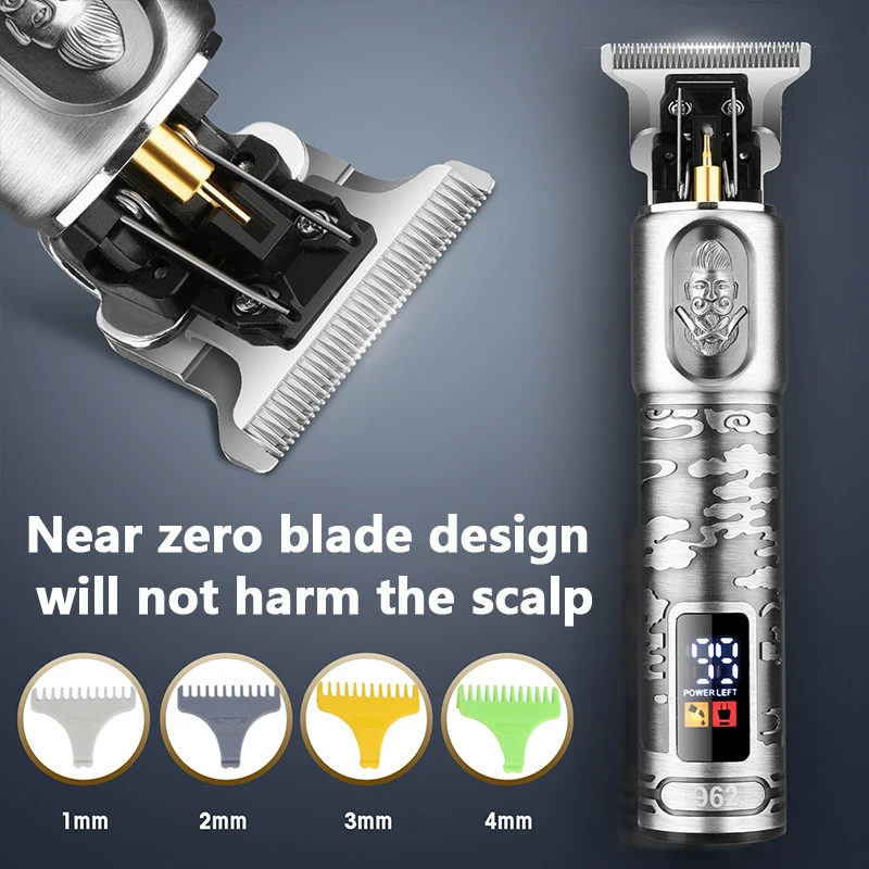2in1 wet dry powerful electric razor for men body beard hair trimmer rechargeable electric shaver face shaving machine kit enlarge