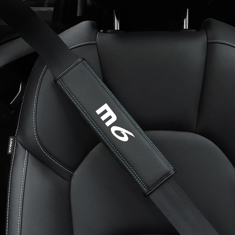 

1 шт., защитный чехол из воловьей кожи для ремня безопасности Mazda CX3