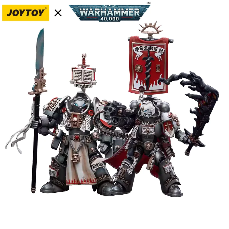 

Экшн-фигурки JOYTOY Warhammer 40k 1/18, аниме, 13,4 см, серая рыцари, Терминатор, Caddon Vibova Incanus Neodan, модели игрушек