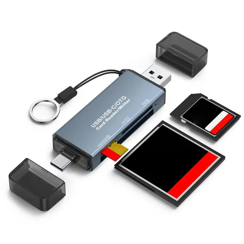 

Card Reader Portable DOD Type C Common Access CAC Smart Card Reader SIM Card/IC Bank Chip Card Reader Compatible