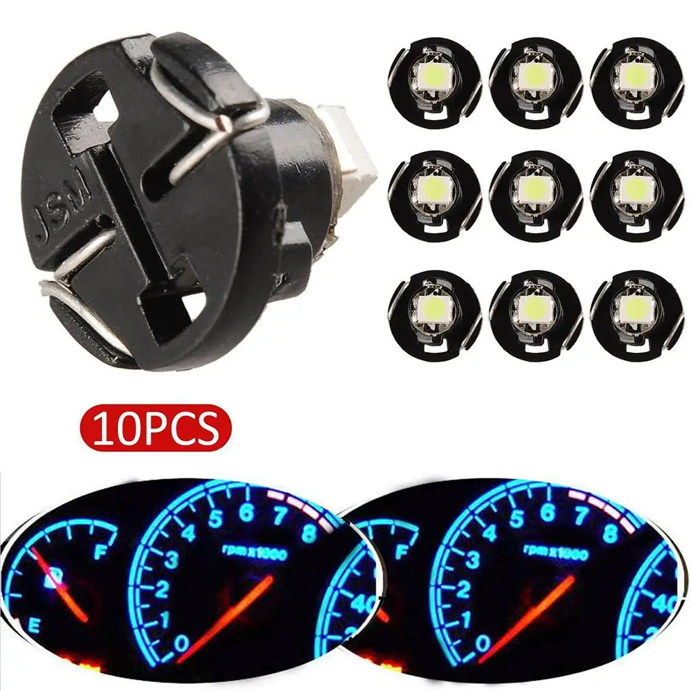 

Kits LED Light 1-SMD 10Pcs/Set Accessories Brightest Climate Cluster Dashboard Gauge Ice Blue Useful Brand New