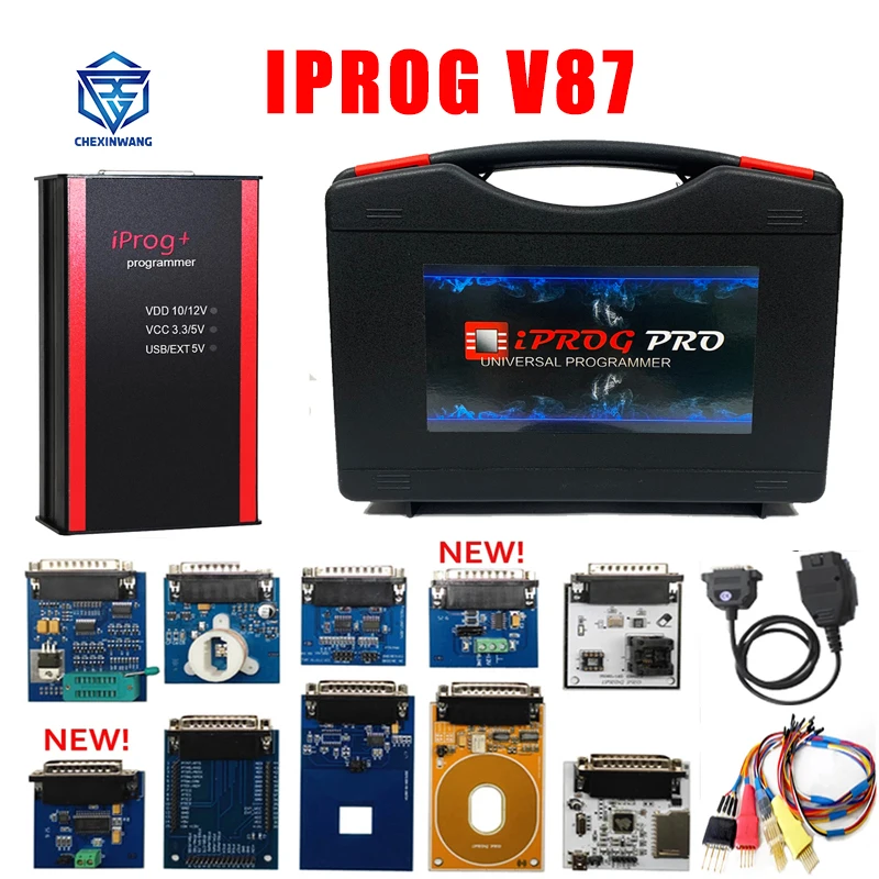 

Программатор Iprog Pro IPROG + V87 с поддержкой IMMO + коррекция пробега + сброс подушки безопасности 3 в 1, замена Carprog Digiprog3 Tango